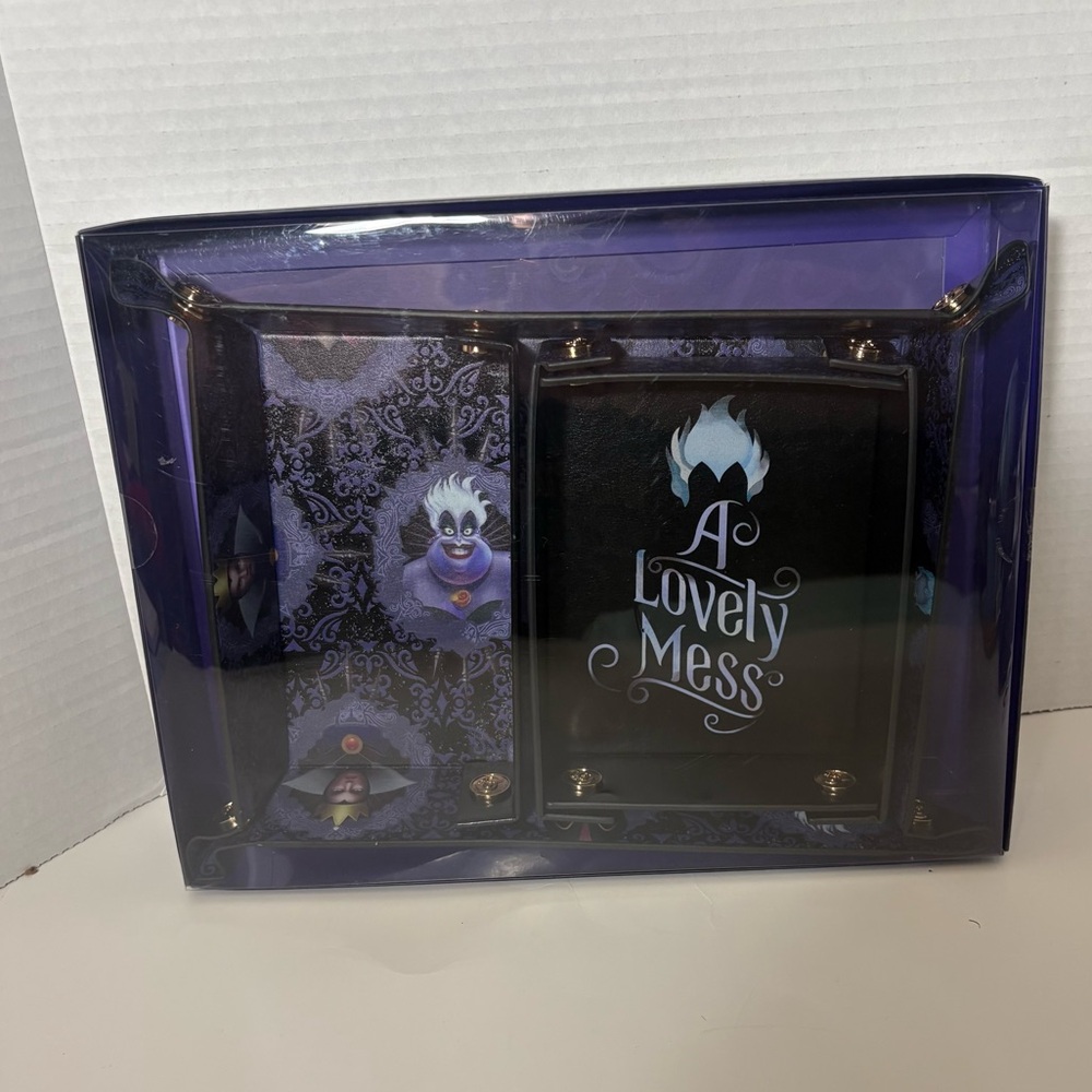 Disney Parks Villains Valet Tray Set Of 2 “A Lovely Mess” Ursula New